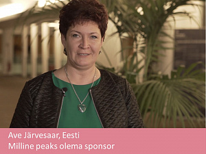 Milline peaks olema sponsor